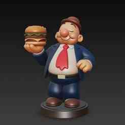 J. Wellington Wimpy - 3D figure Infinity/Disney style (100 mm)