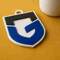 J1 Gamba Osaka keychain badge color printable and renderable