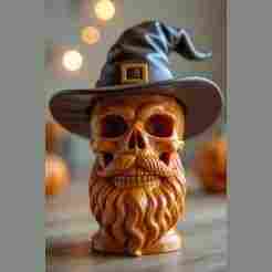 Jack-o'-lantern keychain 02 / Halloween / magic makes
