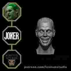 Jared Leto as Joker – 3D Printable Bust STL & OBJ