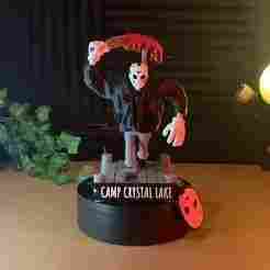 Jason Voorhees | Multi-Part Figure + Keychain Pendant | Halloween Decoration