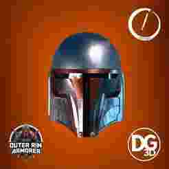 Jedi Knight Revan Helmet T Visor Variant - Digital STL File Only