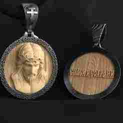 Jesus Pendant 3D Model