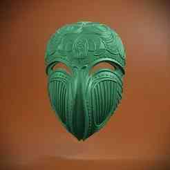 Jewel Beetle Mask/Decor