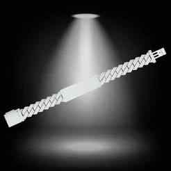 JEWELLERY TYPE: DIAMOND PRONG LINK CUBAN BRACELET