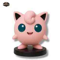 Jigglypuff Chibi Figure Pokemon 3D Model