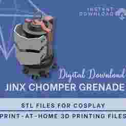 JINX Chomper Grenade STL Files [Arcane]