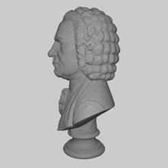 Johann Sebastian Bach Bust German Composer Baroque Master