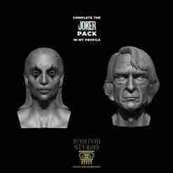 Joker: Folie à Deux Pack (Joaquin Phoenix & Lady Gaga) – 3D Printable Bust Collection STL & OBJ