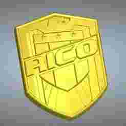 Judge Dredd Rico Badge