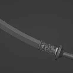 Juggernaut Dota Sword cosplay 3d model (stl file) for printing