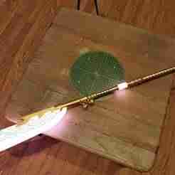 K-pop demon hunters Mira LED Glaive/Gok-Do READ WARNING