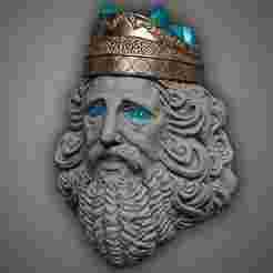 Karolos Glintstone Crown elden ring Mask Cosplay 3D print model
