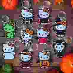 KEY CHAIN / KEY RINGS : HELLO KITTY HALLOWEEN 2025