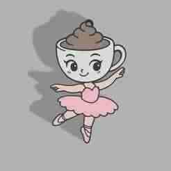 Key ring Ballerina Capuchina - Italian Brainrot