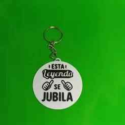 keychain - this legend is retiring - grandmother - abeulo - nono