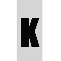 Keychain Car License Plate Letter K