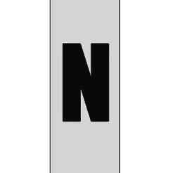 Keychain Car License Plate Letter N