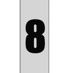 Keychain Car Plate Number 8
