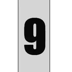 Keychain Car Plate Number 9