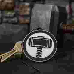 keychain with Thor's hammer