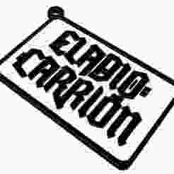 KEYCHAIN/KEYCHAIN 3D ELADIO CARRION
