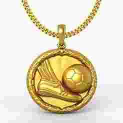 kick pendant charm