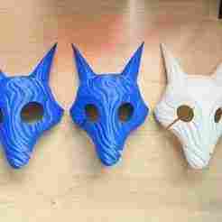 Kindred Mask League of Legends Lamb mask wolf mask