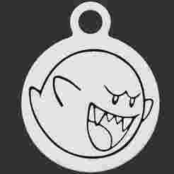 King Boo Keyring