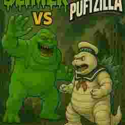 King Slimer vs Puftzilla
