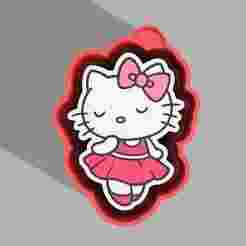 😺🎀 Kitty Dress – Freshie, Keychain, Resin & Candle Mold