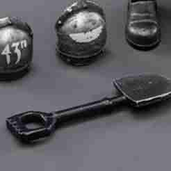 Krieg-Style Entrenching Tool – Grimdark Trench Warfare Prop