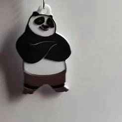 Kung Fu Panda keychain to print with layered color change