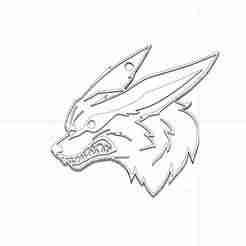 Kyubi Naruto Keychain - The 9-tailed Fox