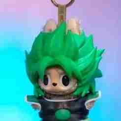 Labubu Accessories - Broly Hair -Dragon Ball costume for Halloween