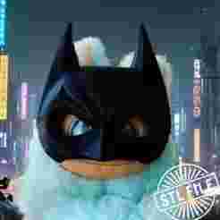 Labubu Batman mask