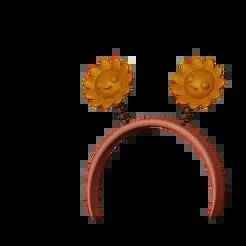 Labubu flower headband