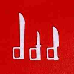Labubu Weapon Set – Kitchen Knife, Machete, Scream Knife & hacksaw