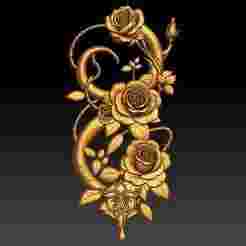 Lace of Roses: A Delicate Hollow-Carved Brooch Relief Art