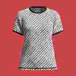 Ladies Black Print T-Shirt | Marvelous / Clo3d / obj / fbx