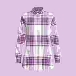 Ladies Full Sleeve Striped Print Shirt  | Marvelous / Clo3d / obj / fbx