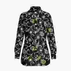 Ladies Long Sleeve Gold Print Shirt  | Marvelous / Clo3d / obj / fbx