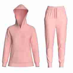Ladies Pink Hoodie With Jogger  | Marvelous / Clo3d / obj / fbx