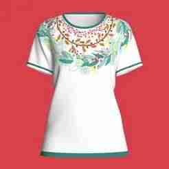 Ladies Print Tops V2  | Marvelous / Clo3d / obj / fbx