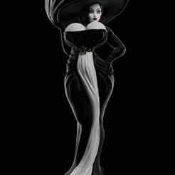 Lady Dimitrescu Residual Evil anime version 3d printable model