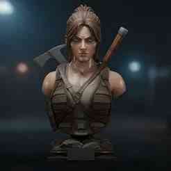 Lara croft ( Tomb Raider) - Sculpture