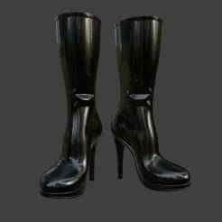 ⚡ Latex Boots