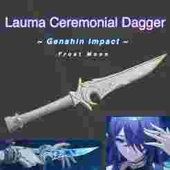 Lauma Frost Moon Dagger - Genshin Impact