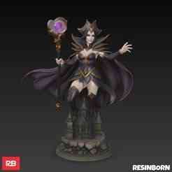 LeBlanc - League of Legends - Dark Sorceress - 3D Figure
