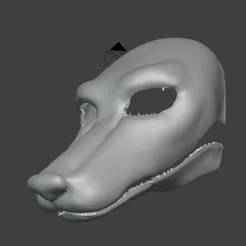Legoshi inspired head base for cosplay, Beastars